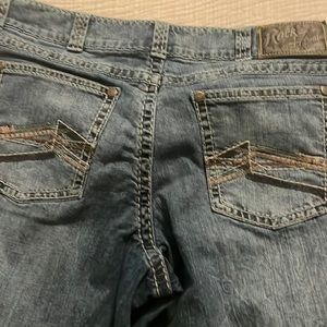 Wrangler Rock 47 denim relaxed boot jeans